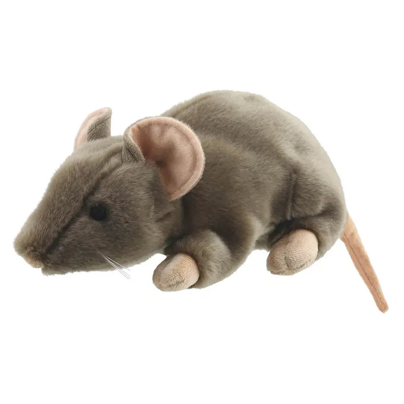 The Puppet Company Full-bodied Hand Puppet Rat (Brown) features soft fabric and a playful design—ideal for encouraging children's fine-motor skills and imaginative play.