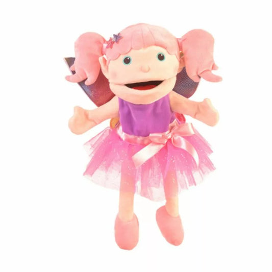 Fiesta Crafts Fairy Mouth Moving Hand Puppet, an enchanting stuffed toy that promotes communication skills.