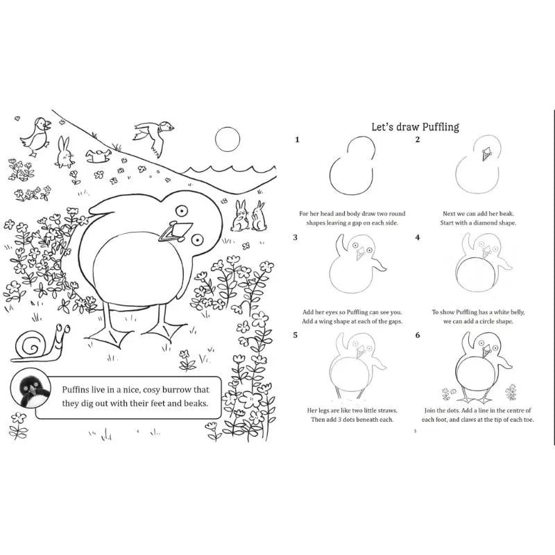 Where Are You, Puffling? Colouring Book