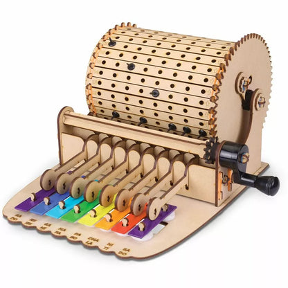 A vibrant Smartivity Music Machine with a rainbow of colors, perfect for music enthusiasts and creative construction.