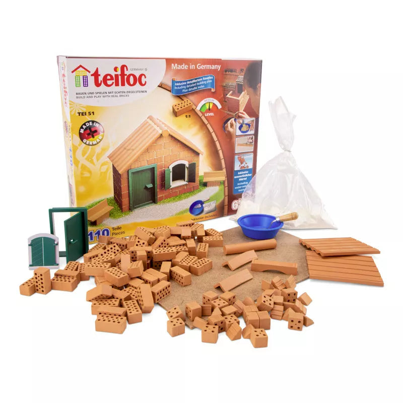 Teifoc Brick Construction Starter Box 110 pcs Construction Kit