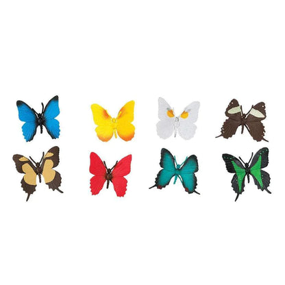 a group of TOOBS® Figurines Butterflies on a white background.