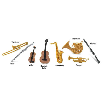 TOOBS® Figurines Musical Instruments are shown on a white background.