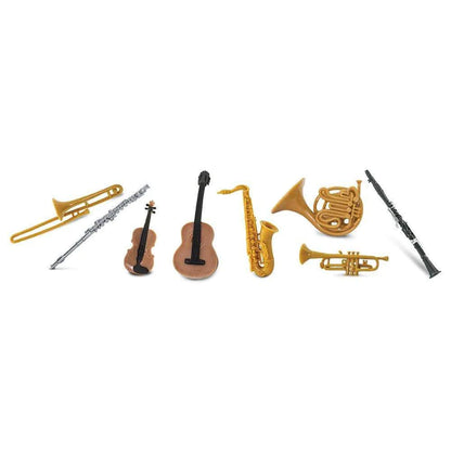 TOOBS® Figurines Musical Instruments on a white background.