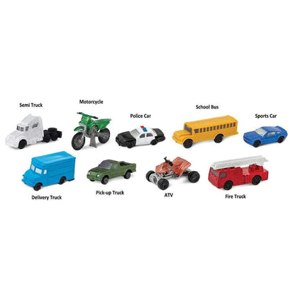A group of TOOBS® Figurines On the Road are shown on a white background.