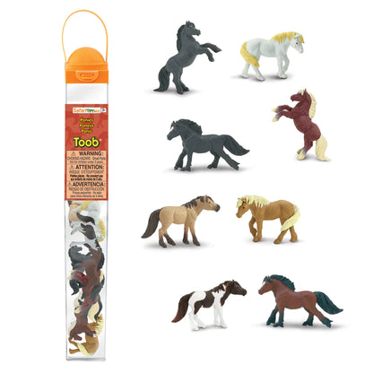a pack of TOOBS® Figurines Ponies in a tube.