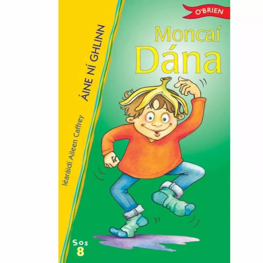 Moncaí Dána's Irish language book, now available in paperback.