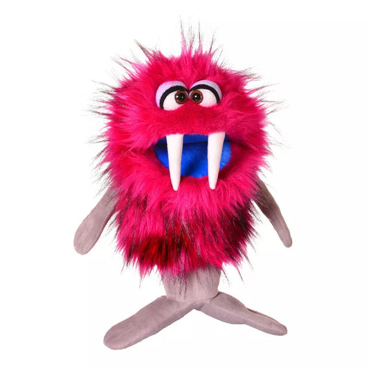Living Puppets Monster Hand Puppet Pütscherich with a big mouth and big teeth.
