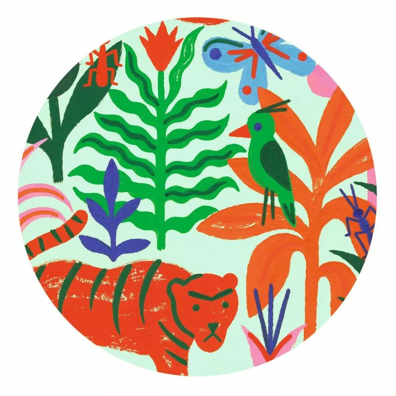 A painting of a Djeco Puzz’Art Monkey.