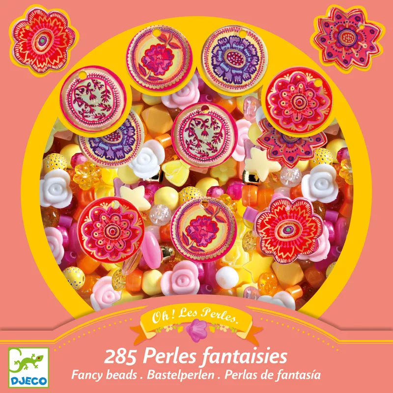 A picture of Djeco Beads & Jewelry Flower candies.