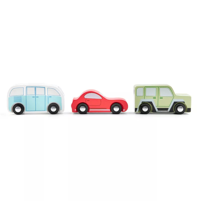 Three New Classic Toys Vehicles set of 3, perfect for car lovers, are lined up on a white background.
