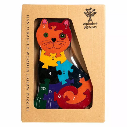 An Alphabet Jigsaws Number Cat Jigsaw puzzle by Alphabet Jigsaws.