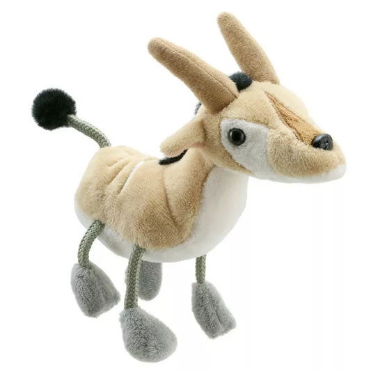 A Antelope Finger Puppet, sized for children or adults’ fingers. Soft padded body, with realistic colours.