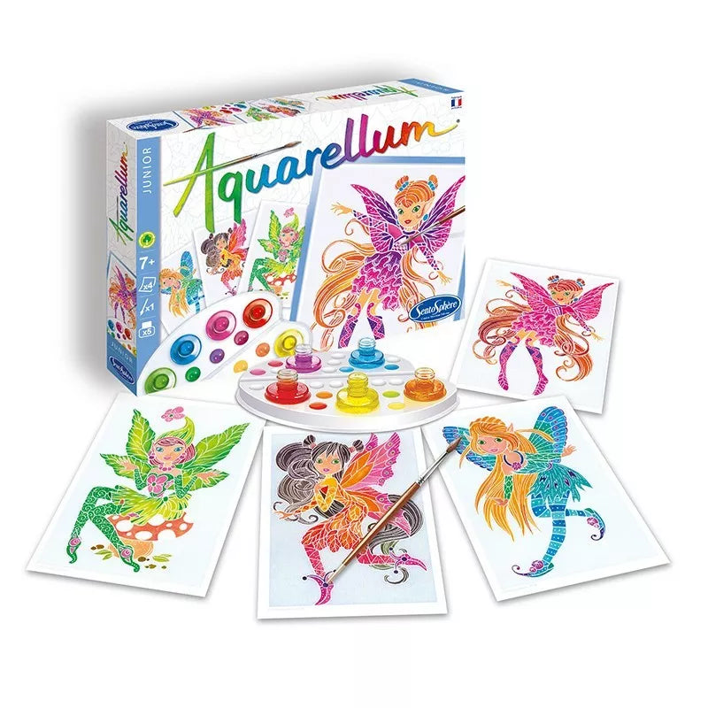 Sentosphere Aquarellum Junior Nymphs fairy painting kit for children.
