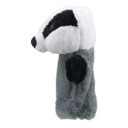 Badoon Puppet The Puppet Company ECO Puppet Buddies Badger Hand Puppet – Mimitoys.ie
