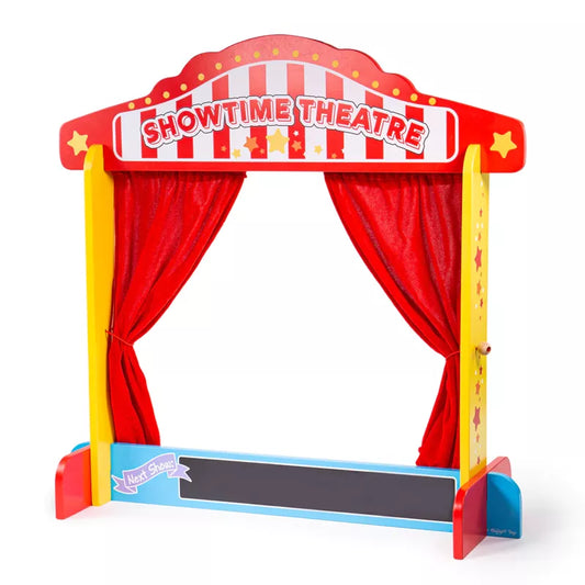 John Lewis presents a captivating Bigjigs Table Top Theatre featuring delightful puppets and engaging toys.