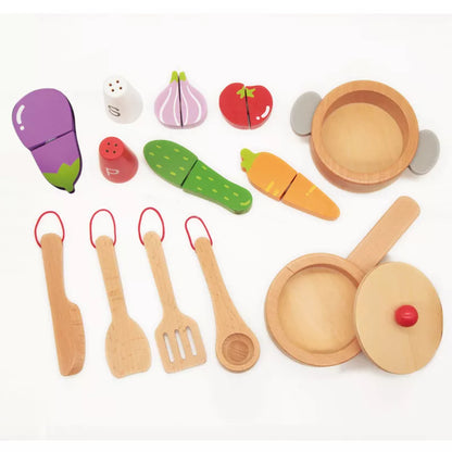 a collection of Classic World Chef's Kitchen Set utensils and other kitchen utensils.