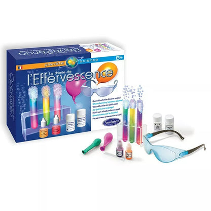 Sentosphere Chemistry of Effervescence kit with glasses and goggles for experiments.