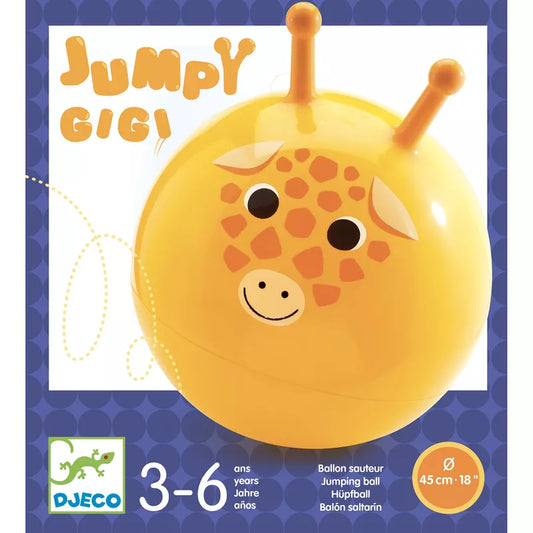 Sentence with replaced product name: Djeco Balls Jumpy Gigi - exercise toy 3 - 6.