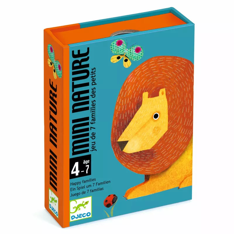 A Djeco Playing Cards Mini Nature set with a picture of a bear.