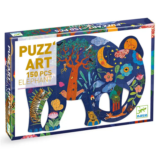 A Djeco Puzz'Art Elephant puzzle box.