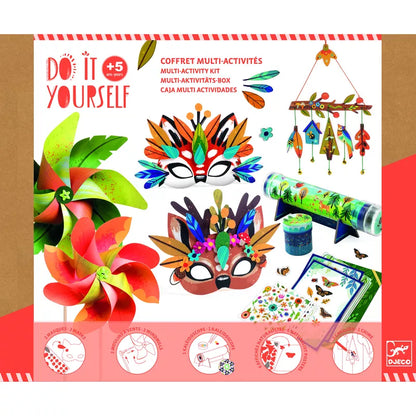 Djeco Multi Activity Kit Nature is a nature-themed do it yourself craft kit for little boys and girls.