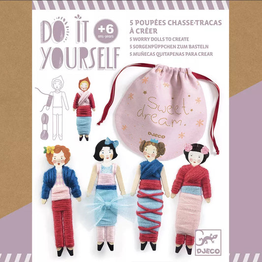 Do it yourself Djeco Create Sweet Night dolls kit.