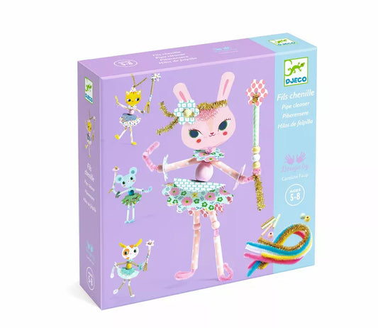 A Djeco box with a picture of a girl in a dress, containing Djeco Paper Creations My Fairies.