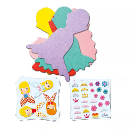 A Djeco Create with Stickers I love princesses cutout and other items.