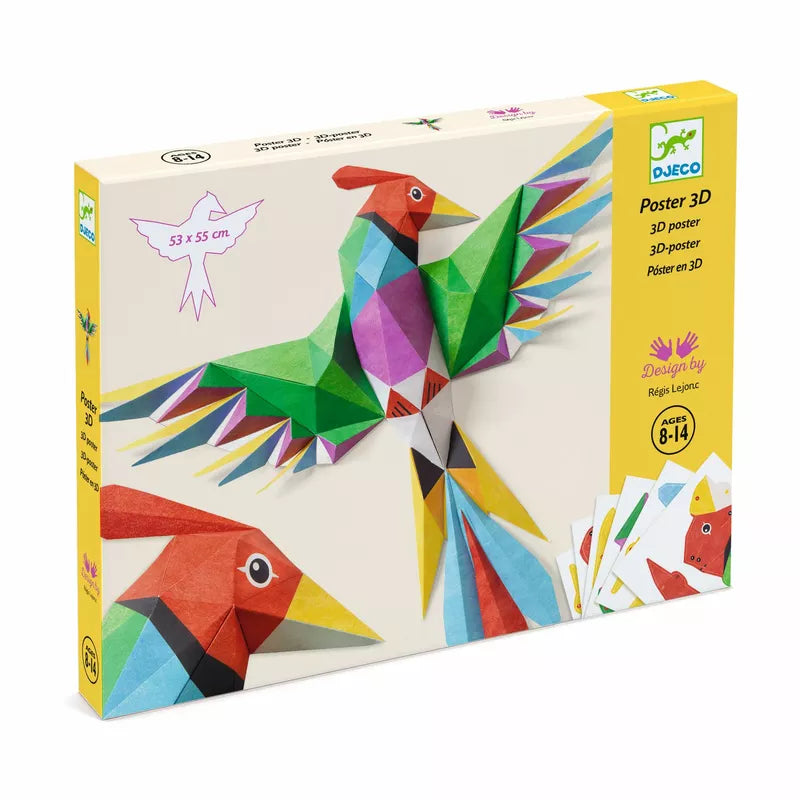 A box of Djeco Paper Creations - Amazonie with a colorful bird on it.