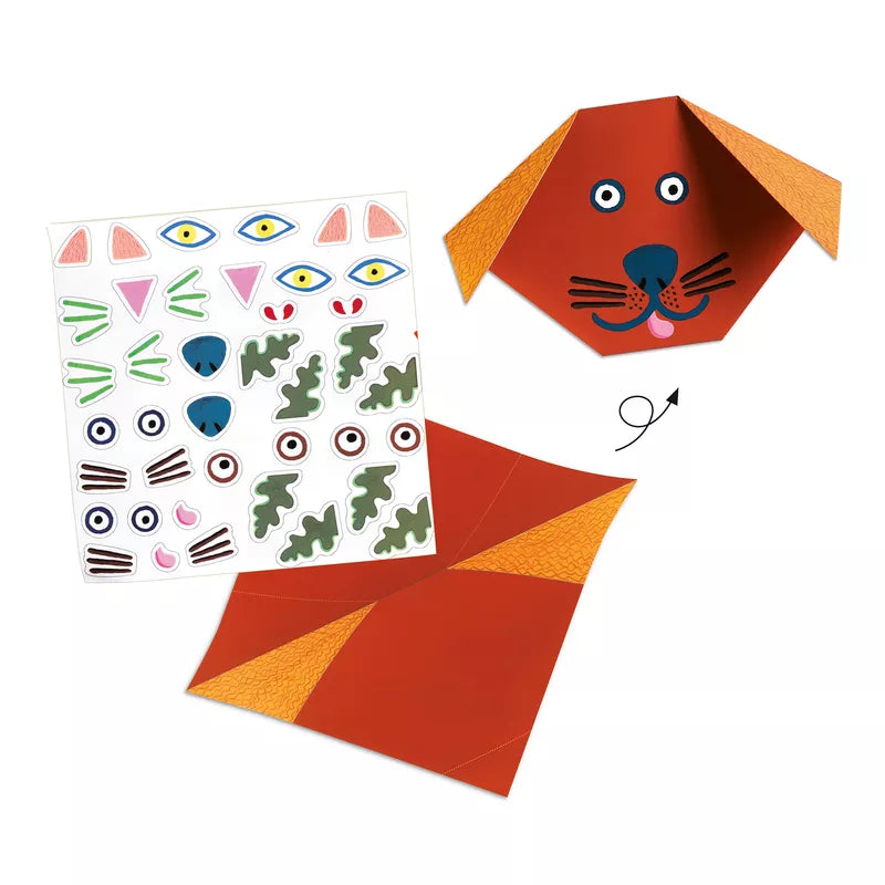 This Djeco Origami Animals is a fun and creative way to explore the art of origami. With colorful stickers included, anyone can create beautiful origami designs. Let your imagination soar with this Djeco Origami Animals.