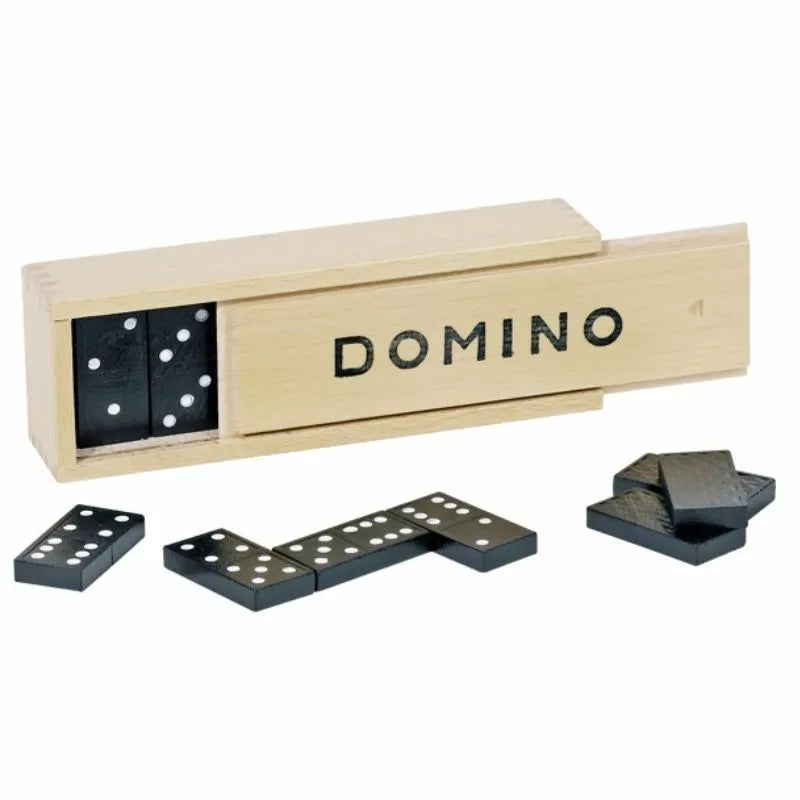A Domino Game in Wooden Box 28 pcs.