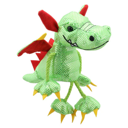 The Puppet Company Dragon Finger Puppet Green