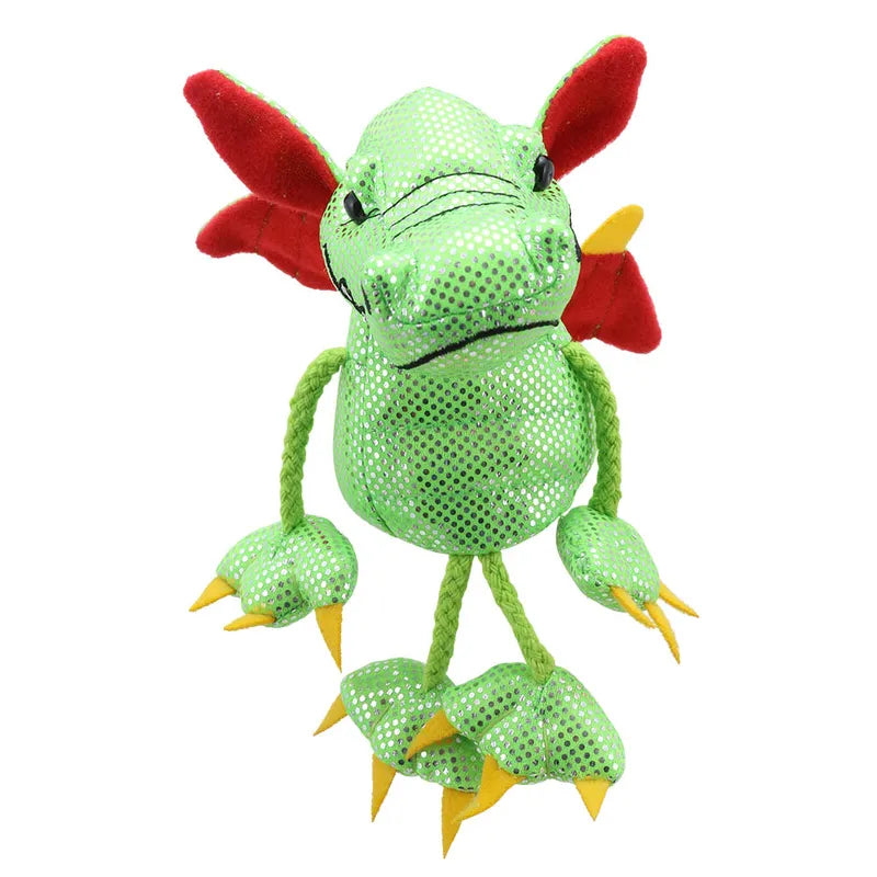 The Puppet Company Dragon Finger Puppet Green