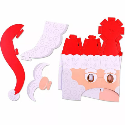 Santa Mask Activity Fiesta Crafts 3D Mask Santa Dress Up for Children – Mimitoys.ie