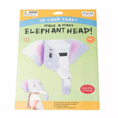 a picture of an Elephant 3D Mask.