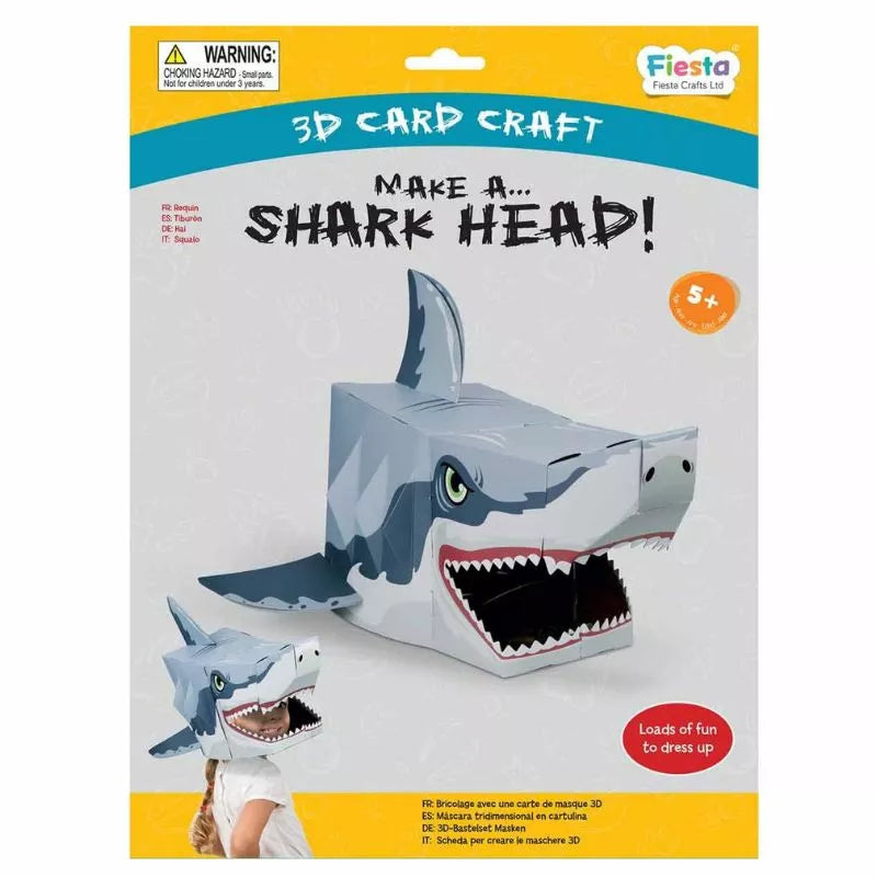 A Shark 3D Mask with a shark's mouth.