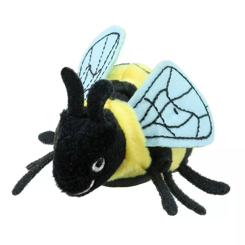 A Bumble Bee Finger Puppet, sized for children or adults’ fingers. Soft padded body, with realistic colours.