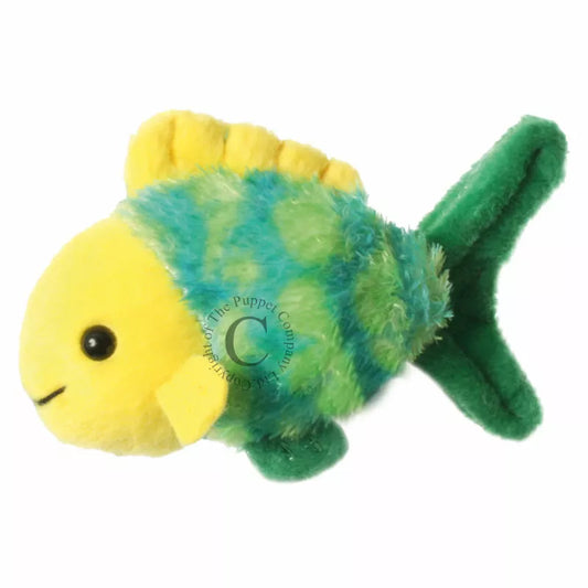 A Fish Finger Puppet, sized for children or adults’ fingers. Soft padded body, with realistic colours.