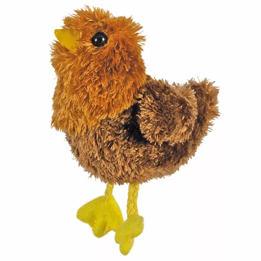 A Hen Finger Puppet, sized for children or adults’ fingers. Soft padded body, with realistic colours.