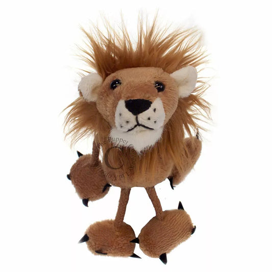 A Lion Finger Puppet, sized for children or adults’ fingers. Soft padded body, with realistic colours.
