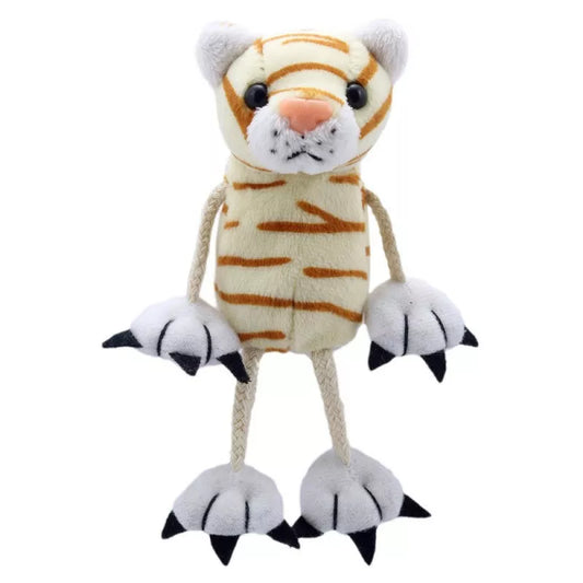 A Cat Finger Puppet, sized for children or adults’ fingers. Soft padded body, with realistic colours.