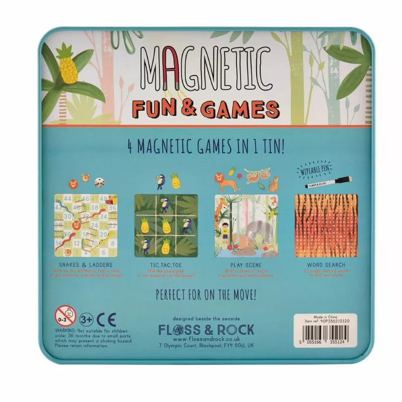 Floss & Rock Magnetic Fun & Games Jungle in a tin.