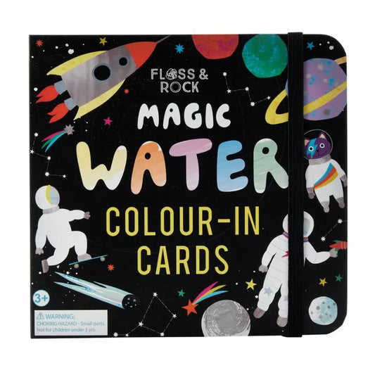 Floss & Rock Space Water Cards with a space theme on them.