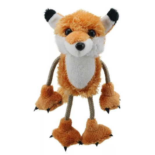 A Finger Puppet Fox, sized for children or adults’ fingers. Soft padded body, with realistic colours.