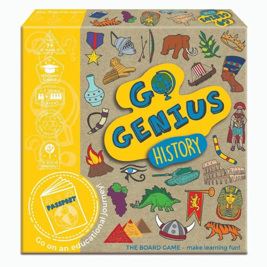 Go Genius History Board Game for history enthusiasts.