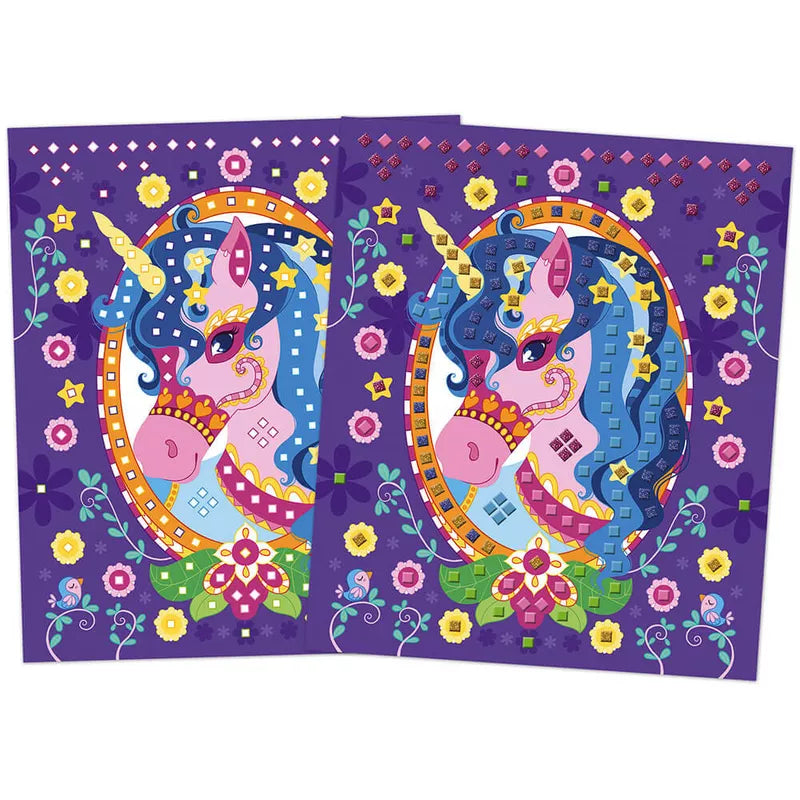 Two Janod Mosaics Ponies And Unicorns.