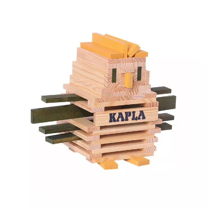 A KAPLA® Construction Spider Case toy with a name on it.