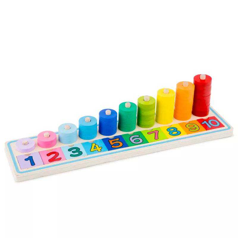 A New Classic Toys Learn to Count wooden toy.