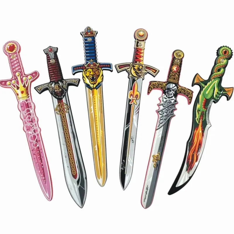 A group of Liontouch Mixed Swords set of 6 on a white background.
